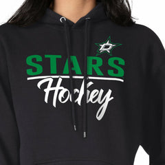 Dallas Stars G-III 4Her by Carl Banks Women's Team Sport Tri-Blend Fleece Hoodie - Black | US 200497119