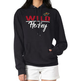 Minnesota Wild G-III 4Her by Carl Banks Women's Team Sport Tri-Blend Fleece Hoodie - Black | US 200497122