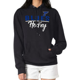 St. Louis Blues G-III 4Her by Carl Banks Women's Team Sport Tri-Blend Fleece Hoodie - Black | US 200497129