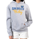 Buffalo Sabres G-III 4Her by Carl Banks Women's Team Sport Tri-Blend Fleece Hoodie - Heather Gray | US 200497133