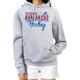 Colorado Avalanche G-III 4Her by Carl Banks Women's Team Sport Tri-Blend Fleece Hoodie - Heather Gray | US 200497137