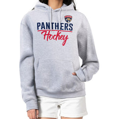 Florida Panthers G-III 4Her by Carl Banks Women's Team Sport Tri-Blend Fleece Hoodie - Heather Gray | US 200497142