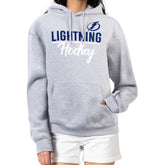 Tampa Bay Lightning G-III 4Her by Carl Banks Women's Team Sport Tri-Blend Fleece Hoodie - Heather Gray | US 200497157