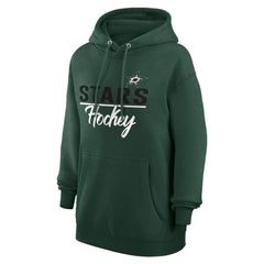 Dallas Stars G-III 4Her by Carl Banks Women's Team Sport Tri-Blend Fleece Hoodie - Green | US 200497163