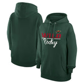 Minnesota Wild G-III 4Her by Carl Banks Women's Team Sport Tri-Blend Fleece Hoodie - Green | US 200497164