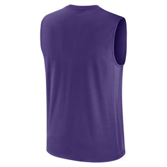 Minnesota Vikings Blitz Legend Dri-FIT Muscle Tank Top - Purple Tops