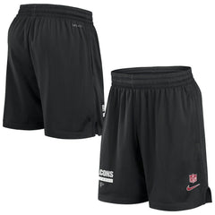 Atlanta Falcons 2024 Sideline Performance Mesh Shorts - Black Shorts