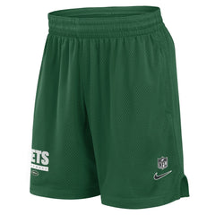 New York Jets 2024 Sideline Performance Mesh Shorts - Green Shorts