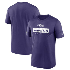 Baltimore Ravens Sideline Legend Performance T-Shirt - Purple T-shirts