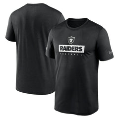 Las Vegas Raiders Sideline Legend Performance T-Shirt - Black T-shirts