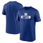 New York Giants Sideline Legend Performance T-Shirt - Royal T-shirts