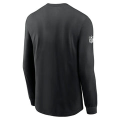 New York Jets Sideline Dri-FIT Long Sleeve T-Shirt - Black T-shirts