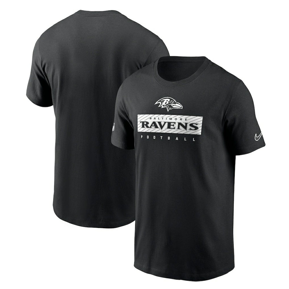 Baltimore Ravens Sideline Performance T-Shirt - Black T-shirts