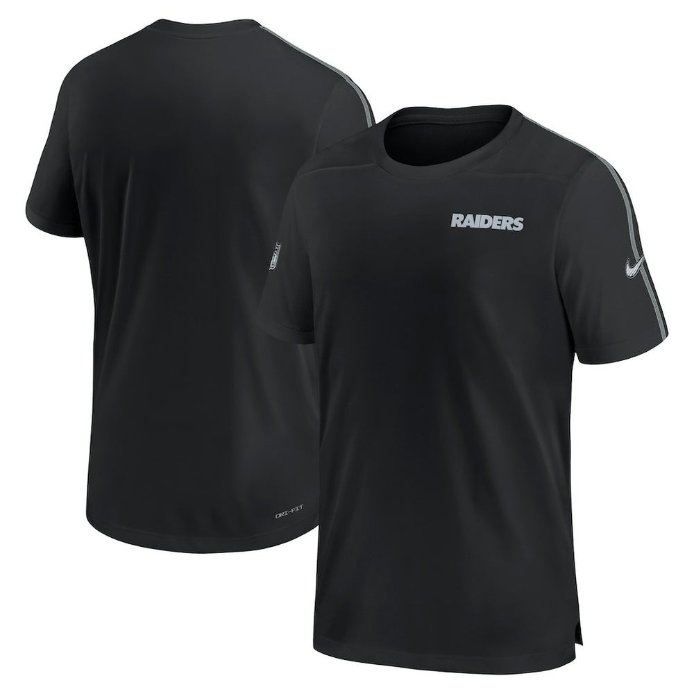 Las Vegas Raiders 2024 Sideline Coach UV Performance T-Shirt - Black T-shirts