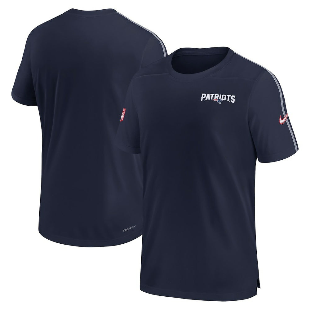 New England Patriots 2024 Sideline Coach UV Performance T-Shirt - Navy T-shirts