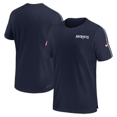 New England Patriots 2024 Sideline Coach UV Performance T-Shirt - Navy T-shirts