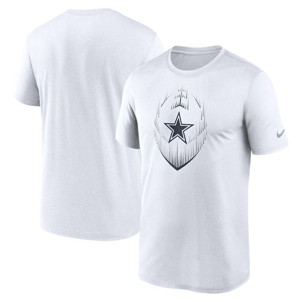 Dallas Cowboys Primetime Legend Icon Performance T-Shirt - White T-shirts