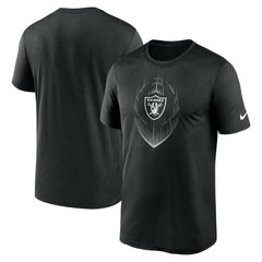 Las Vegas Raiders Primetime Legend Icon Performance T-Shirt - Black T-shirts