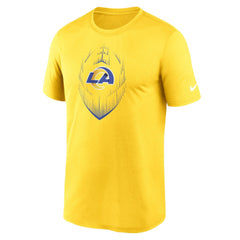 Los Angeles Rams Primetime Legend Icon Performance T-Shirt - Gold T-shirts