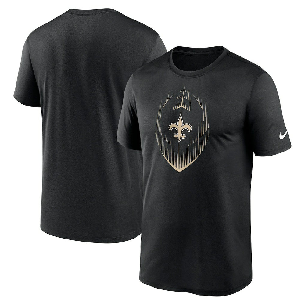 New Orleans Saints Primetime Legend Icon Performance T-Shirt - Black T-shirts