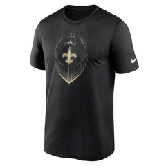 New Orleans Saints Primetime Legend Icon Performance T-Shirt - Black T-shirts