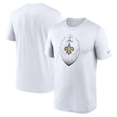 New Orleans Saints Primetime Legend Icon Performance T-Shirt - White T-shirts