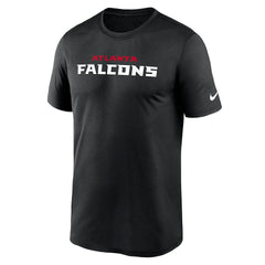 Atlanta Falcons Primetime Legend Wordmark Performance T-Shirt - Black T-shirts