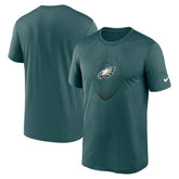 Philadelphia Eagles Primetime Legend Icon Performance T-Shirt - Midnight Green T-shirts