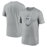 Seattle Seahawks Primetime Legend Icon Performance T-Shirt - Heather Gray T-shirts