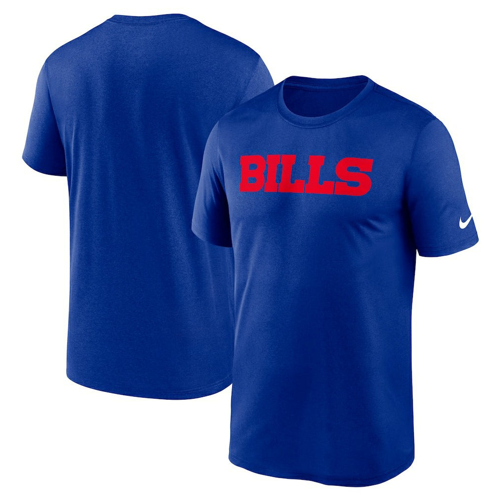 Buffalo Bills Primetime Legend Wordmark Performance T-Shirt - Royal T-shirts