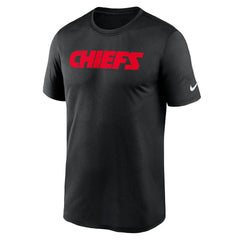 Kansas City Chiefs Primetime Legend Wordmark Performance T-Shirt - Black T-shirts