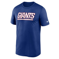 New York Giants Primetime Legend Wordmark Performance T-Shirt - Royal T-shirts