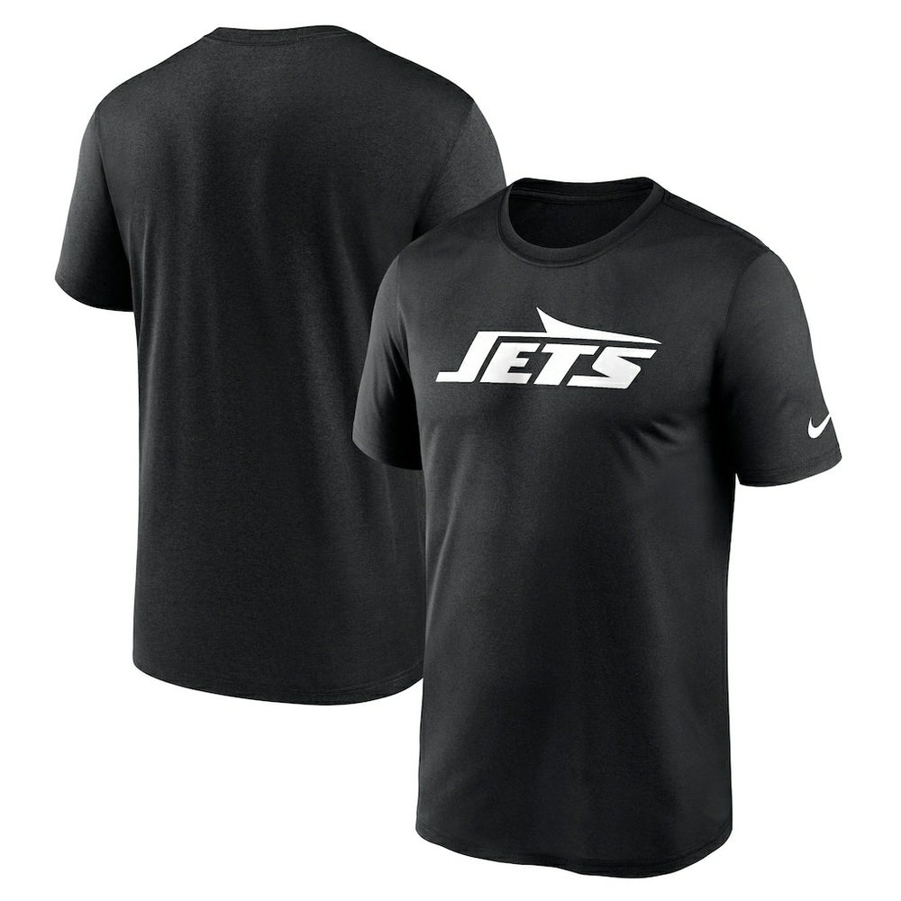 New York Jets Primetime Legend Wordmark Performance T-Shirt - Black T-shirts