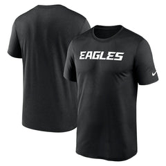 Philadelphia Eagles Primetime Legend Wordmark Performance T-Shirt - Black T-shirts