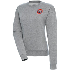Houston Astros Antigua Women's Cooperstown Victory Crewneck Pullover Sweatshirt - Heather Gray Pullover