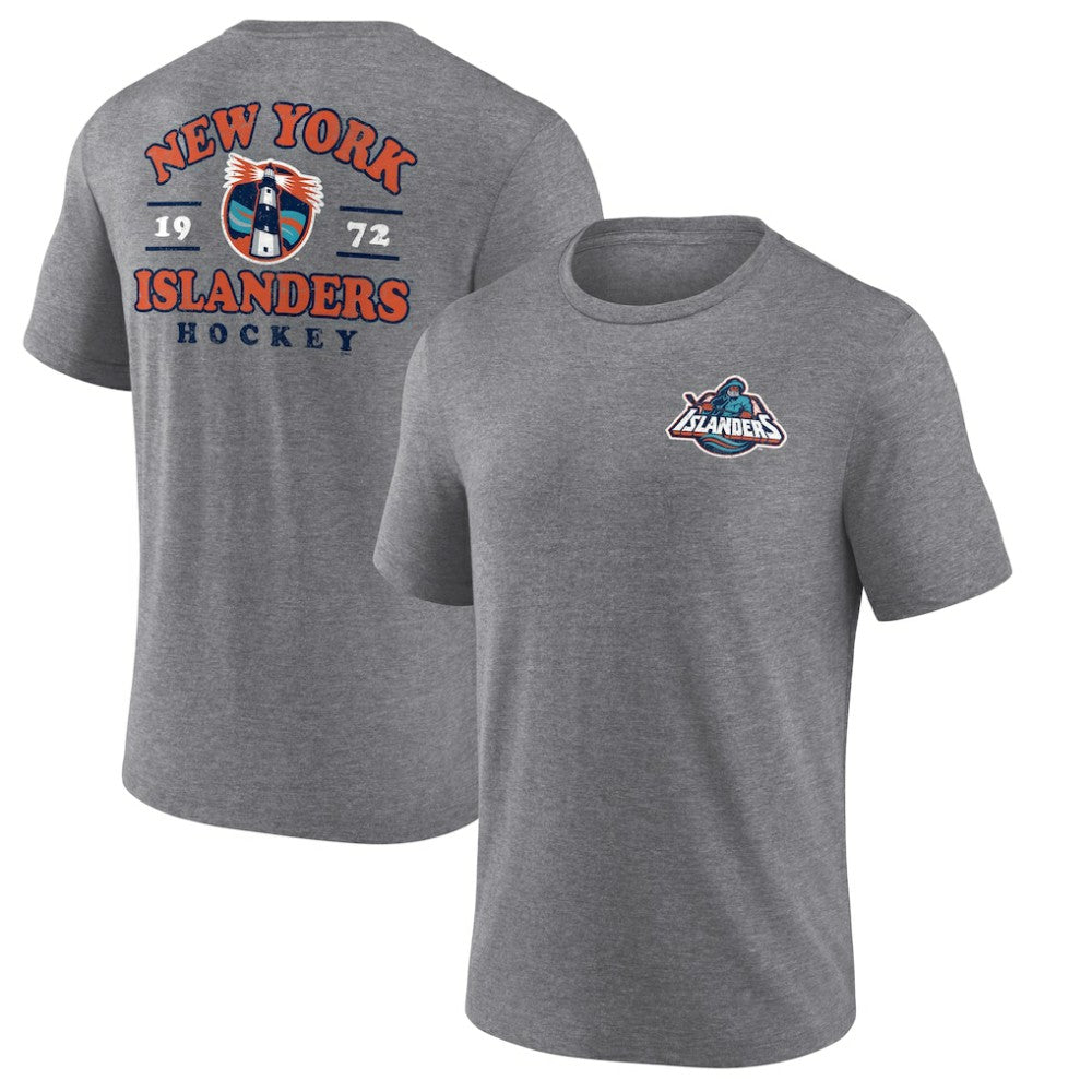 New York Islanders Winger Tri-Blend T-Shirt - Heather Gray | US 200500777