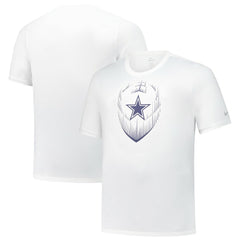 Dallas Cowboys Big & Tall Blitz Legend Icon Performance T-Shirt - White T-shirts