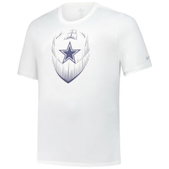 Dallas Cowboys Big & Tall Blitz Legend Icon Performance T-Shirt - White T-shirts