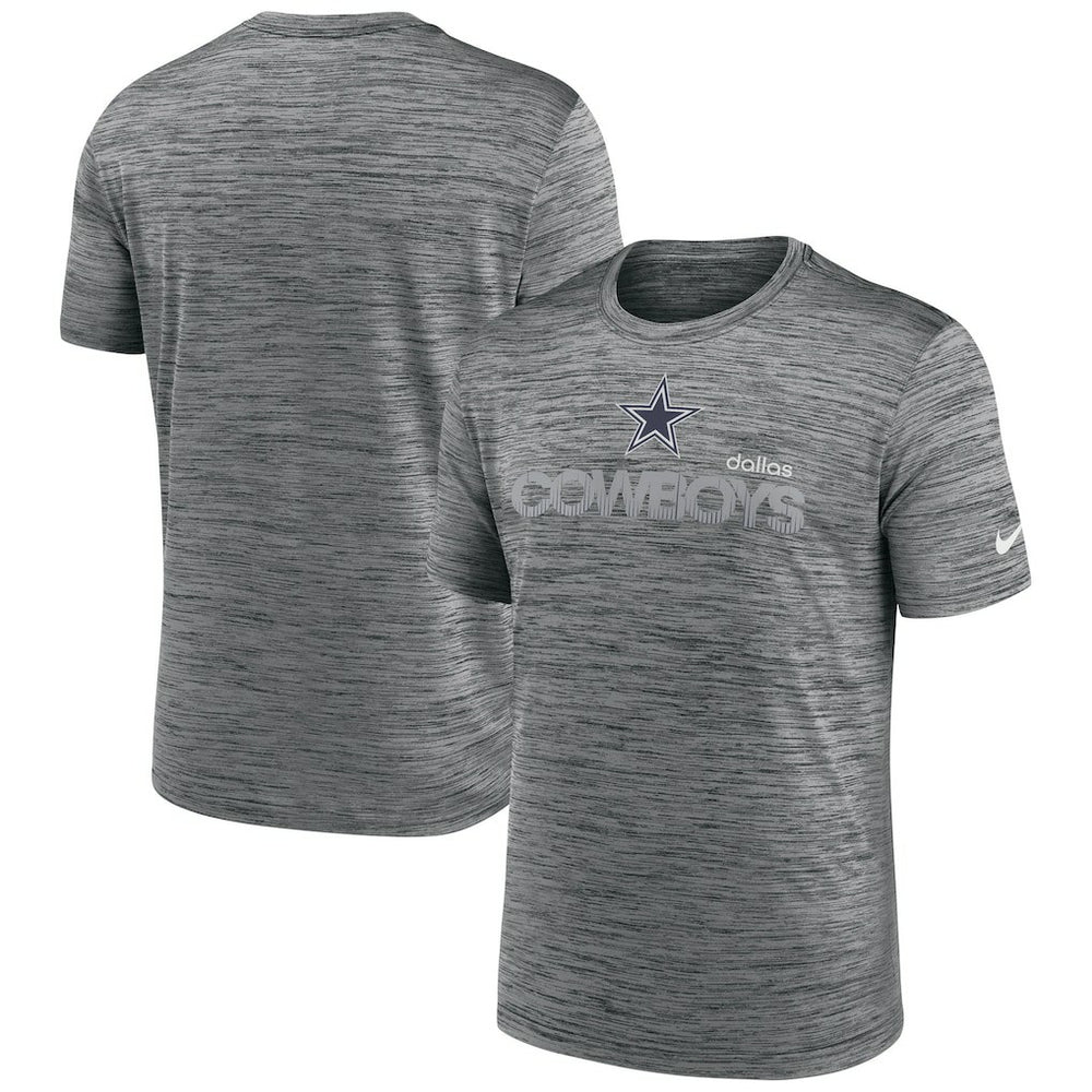 Dallas Cowboys Blitz Velocity Modern Dri-FIT T-Shirt - Anthracite T-shirts