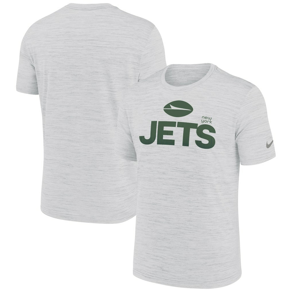 New York Jets Blitz Velocity Modern Dri-FIT T-Shirt - Ash T-shirts