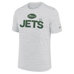 New York Jets Blitz Velocity Modern Dri-FIT T-Shirt - Ash T-shirts