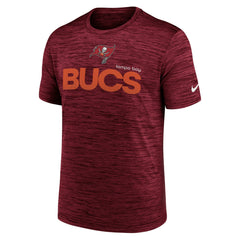 Tampa Bay Buccaneers Blitz Velocity Modern Dri-FIT T-Shirt - Red T-shirts