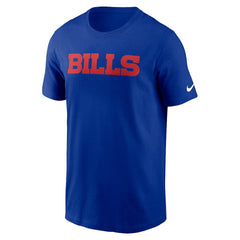 Buffalo Bills Primetime Wordmark Essential T-Shirt - Royal T-shirts