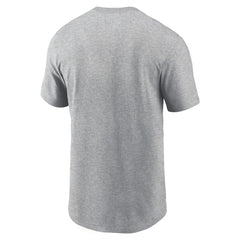 Las Vegas Raiders Primetime Wordmark Essential T-Shirt - Heather Gray T-shirts