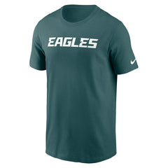 Philadelphia Eagles Primetime Wordmark Essential T-Shirt - Midnight Green T-shirts