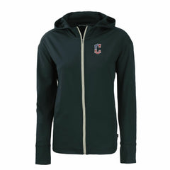 Cleveland Guardians Cutter & Buck Women's Daybreak Eco Recycled Full-Zip Hoodie - Navy Hoodies