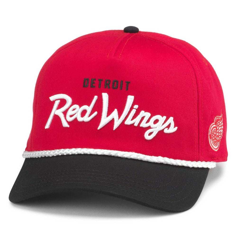 Detroit Red Wings American Needle Roscoe Washed Twill Adjustable Hat - Red/Black | US 200509113