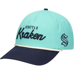 Seattle Kraken American Needle Roscoe Washed Twill Adjustable Hat - Light Blue/Deep Sea Blue | US 200509118