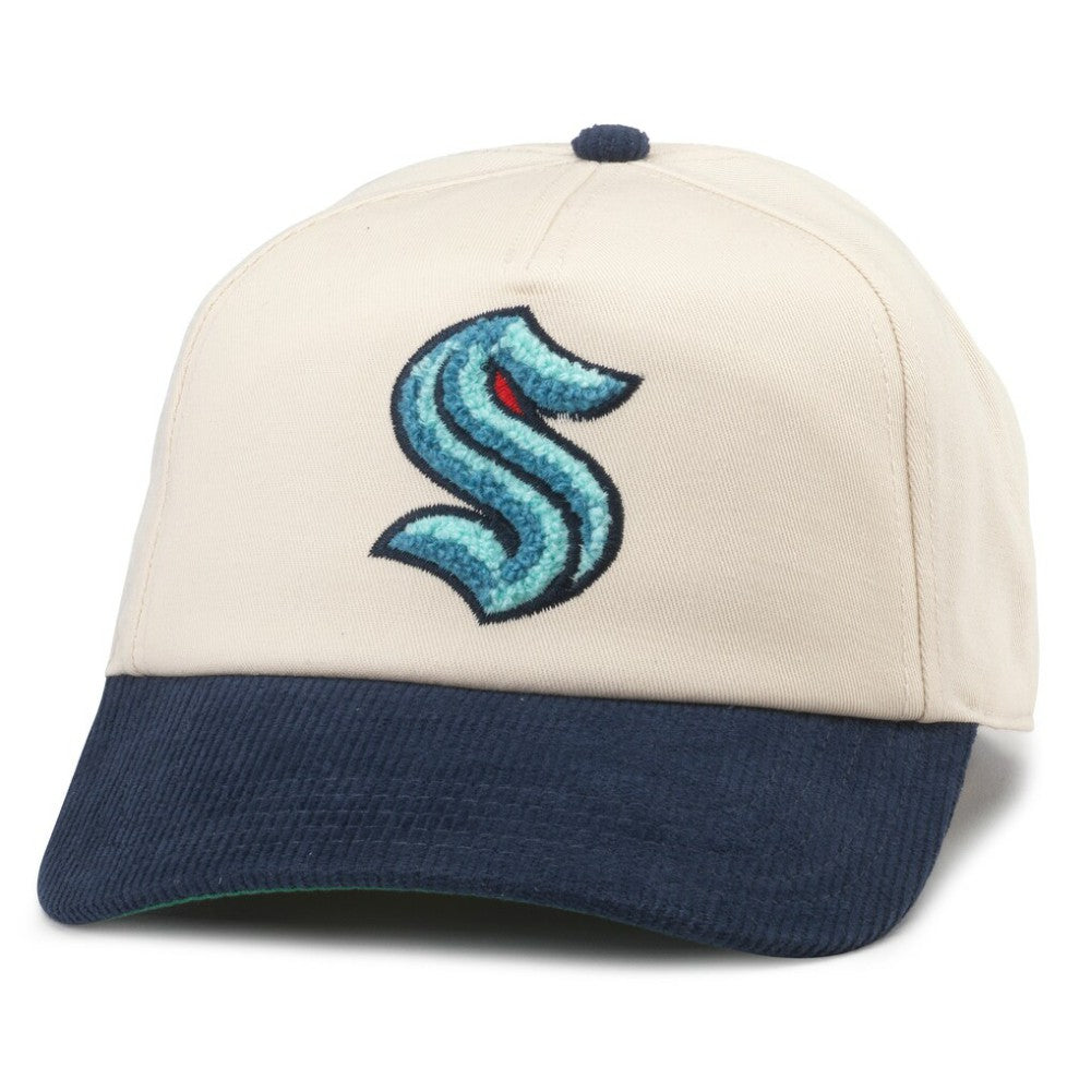 Seattle Kraken American Needle Burnett Adjustable Hat - White/Deep Sea Blue | US 200509145