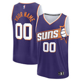 Phoenix Suns Youth Fast Break Custom Replica Jersey Purple Icon Edition - Fanatics outlet